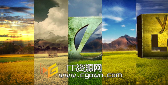 清新自然大气标志演绎 Videohive Logo In Nature Bundle AE模板