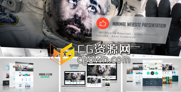 AE模板 现代化的网站推广展示视频 公司企业的相关应用开发演示