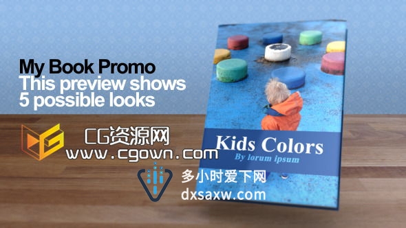 我的图书推广宣传 Videohive My Book Promotion AE模板