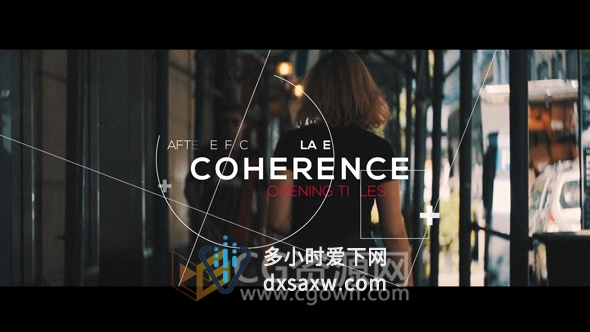 纪录片开场动画视频AE模板 时尚现代企业介绍宣传片