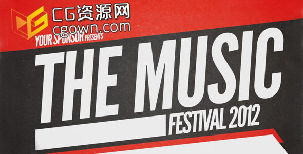 AE模板 动感文字图片商品信息宣传 音乐活动娱乐节日海报推广视频
