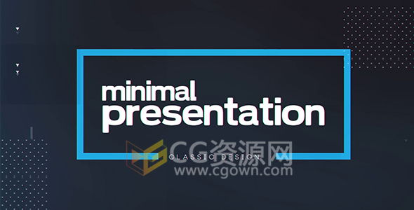 AE模板文字标题动画设计多用于企业或商务演示文稿视频
