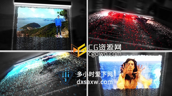 叹为观止宣传片 强大粒子银屏展示 Videohive Powerful Particles DisplaysAE模板
