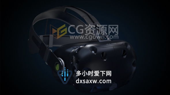 VR视频眼镜产品宣传AE模板 VR虚拟眼睛头款产品介绍游戏推广
