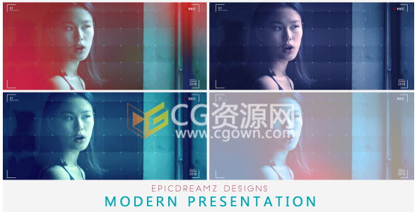 现代时尚艺术造型剪辑宣传片视频AE模板 摄影师作品花絮影片展示