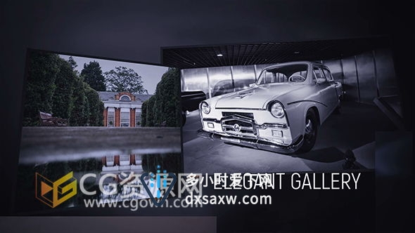 优雅展示照片电子相册AE模板 经典风格图片幻灯片视频