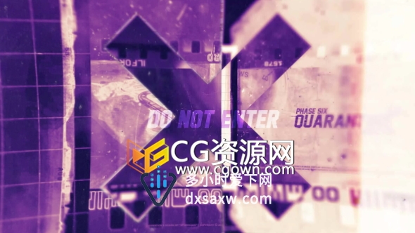 AE模板侦探犯罪调查打击行动风格影片宣传视频动画效果