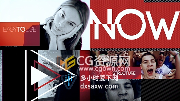 AE模板社交媒体视频博客栏目包装工程网络短片宣传片头