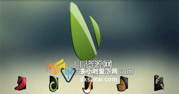 三维标志旋转角标 Videohive Logo 3D Rotation Kit AE模板