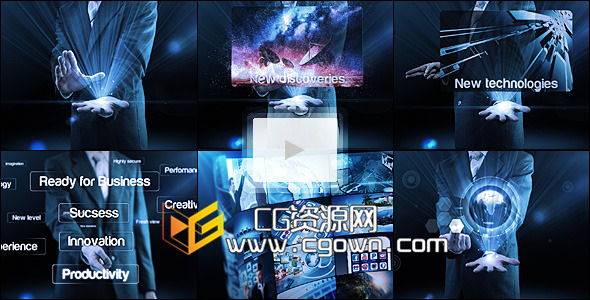 商务卷轴 高科技展示 Videohive Business Reel 4246902 AE模板