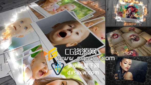 触摸彩色变化相册 Videohive A Touch Of Colour – Adaptive Photo Gallery AE模板