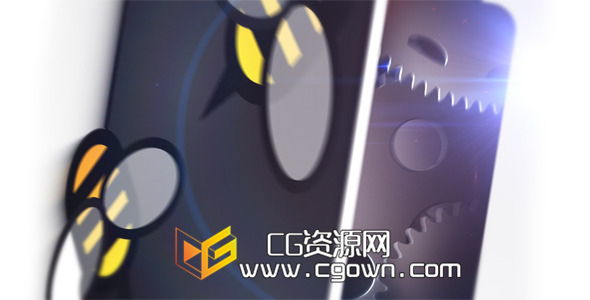机械齿轮转动标志片头 Videohive The Gears – Logo Reveal 2851283 AE模板