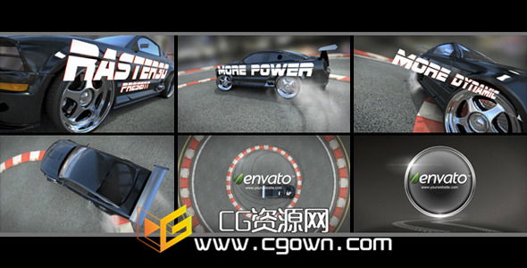 汽车演绎标志片头 Videohive Avto Logo 4380477 AE模板
