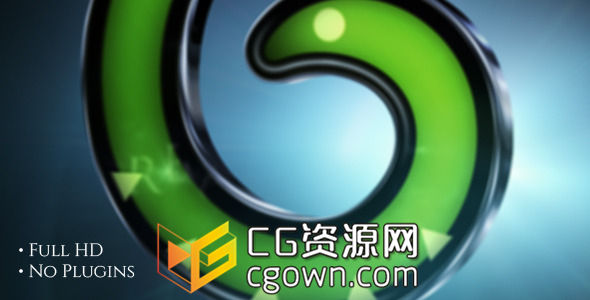AE模板 3D标志片头 用于旅游或电视影视包装片头动画工程
