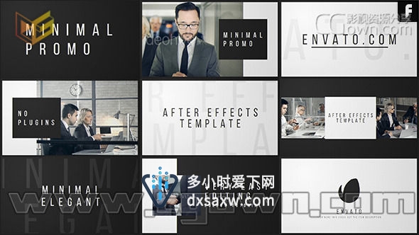 AE模板 古朴典雅企业介绍宣传 产品促销商业推广视频