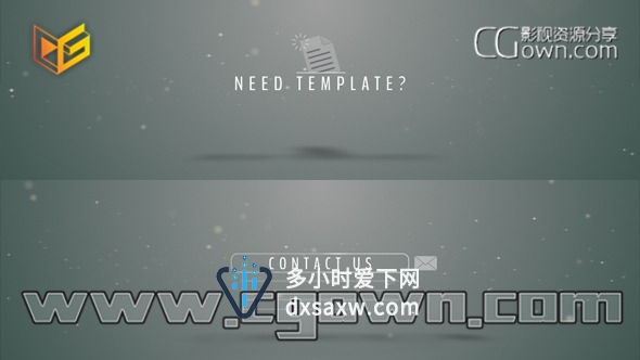 AE模板 公司的网站服务标志动画与标题 Service Company Logo 5208193