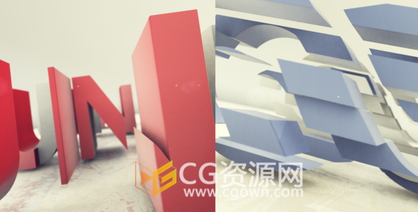 AE模板栏目包装片头E3D工程文件LOGO演绎动画效果