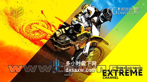 AE模板 极限运动宣传包装 互联网体育电视 Extreme Channel 8505912