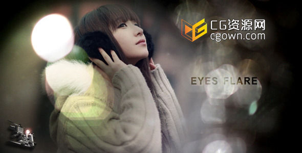 优雅闪耀光斑 浪漫婚礼展示 电影预告片Videohive Eyes FlareAE模板