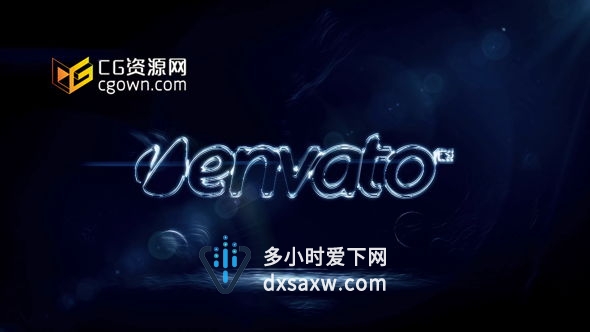 流体水花文字标志演绎 Videohive Water Reveal 5656110 AE模板