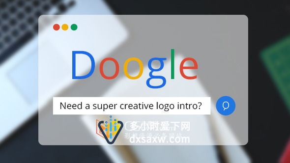 AE模板 创意网站企业公司谷歌或者百度搜索宣传推广视频