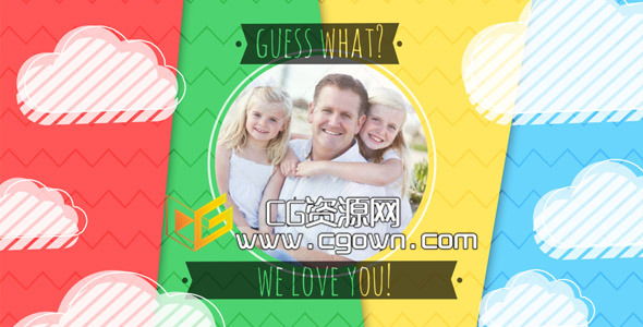 特别感谢 父亲节视频 Videohive Expresso Father’s Day 02 AE模板