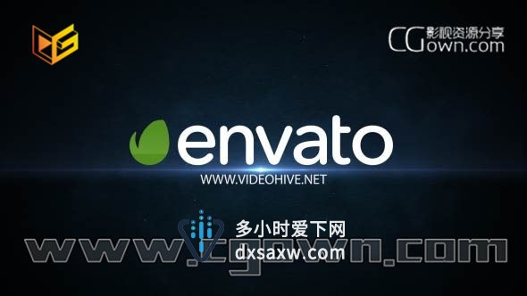 AE模板 魔术粒子耀斑标志片头演绎动画 公司企业品牌介绍