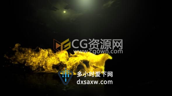 奔跑马流光粒子特效标志片头大气LOGO演绎动画 AE模板
