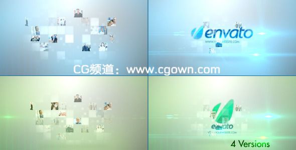 Videohive-AE清新logo演绎模板Simple Elegant Logo