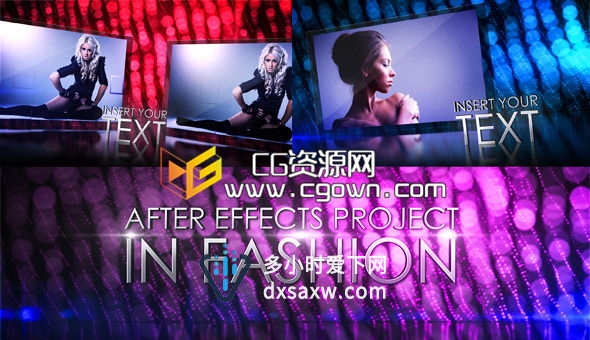 时尚展示包装 金属字体 Videohive In Fashion 1710583 AE模板