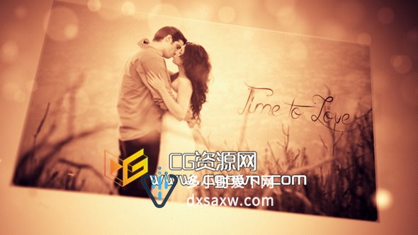 爱的唯美时刻 复古情人结 VideoHive Time to Love 2 AE模板