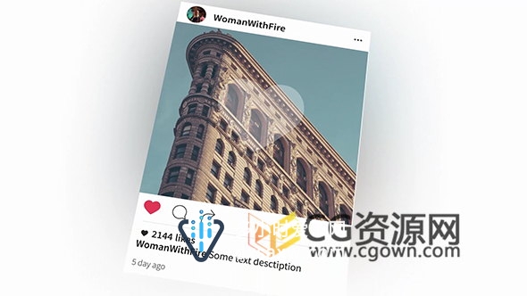 AE模板自由媒体博客微博社交宣传展示视频动画制作工程