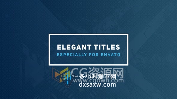 AE模板20组动态优雅标题工程文字字幕条动画包装工程