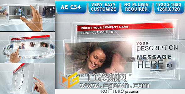 360°触摸屏高科技展示 VideoHive Touch Screens 1178258 AE模板