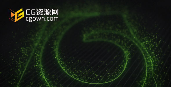 标志或文字力量粒子散发片头 Videohive Particles Trace ReveaAE模板