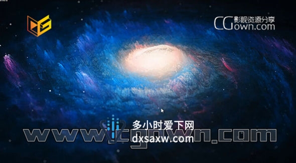 AE粒子插件Form制作宇宙星空效果教程 Trapcode Form Galaxy Tutorial 带工程