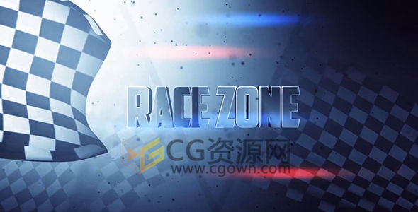 AE模板赛车比赛宣传视频LOGO标题动画效果制作工程文件