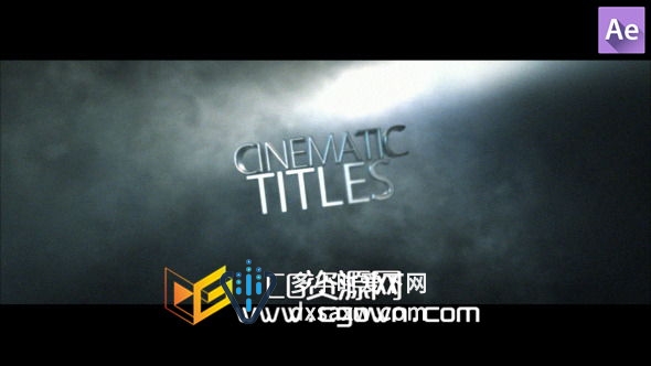 电影名称 大气金属标题动画 Videohive Cinematic Title 6620101 AE模板