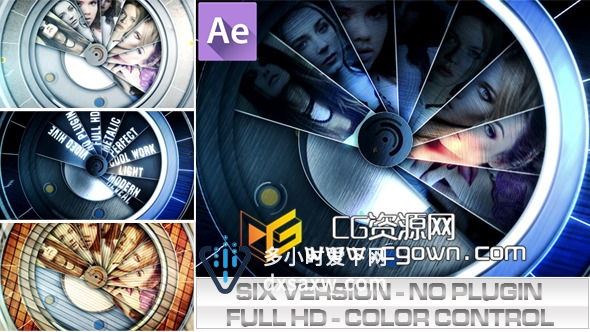 人物职称介绍 优雅企业标志动画 Videohive Elegant Logo Reveal 6250273 AE模板