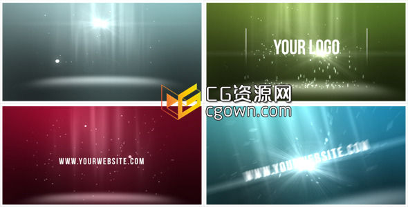 优雅深沉企业标志灯光动画 Videohive Deep Logo Reveal AE模板