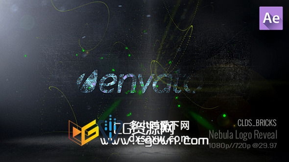 星云标志闪闪发光 Videohive Nebula Logo Reveal 5178328 AE模板