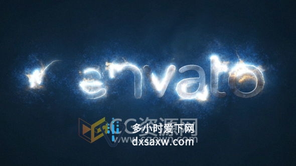 4K分辨率标志揭幕片头AE模板 黑暗闪电光线粒子LOGO演绎动画