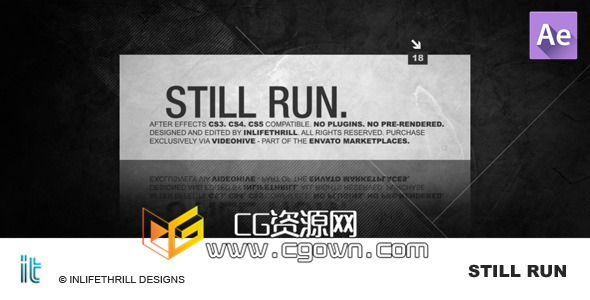 企业商业宣传 促销介绍包装 Videohive Still Run 286304 AE模板