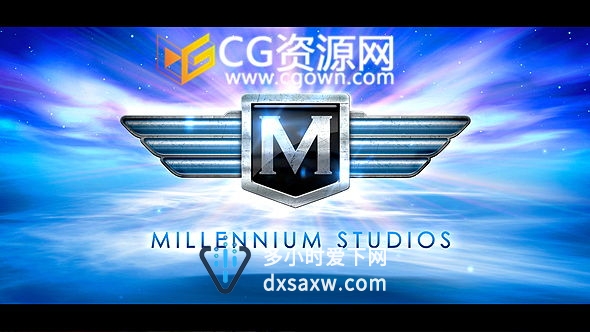 大气电影开场片头AE模板 企业标志LOGO动画效果