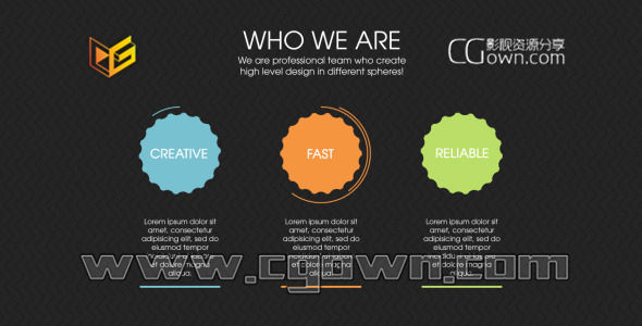 AE模板 设计机构信息图表 服务运动图形介绍 Design Agency Infographics