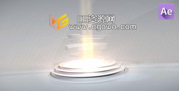 优雅的圆形圈出标志 Videohive Elegant Circle Stand Logo AE模板