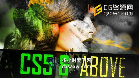 AE模板 美画廊 时尚魅力娱乐节目栏目包装宣传视频工程文件