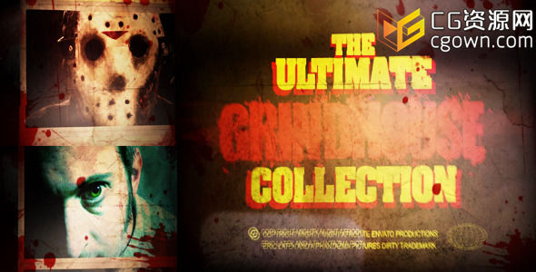 复古恐怖电影介绍 Videohive The Ultimate Grindhouse Collection V1 AE模板