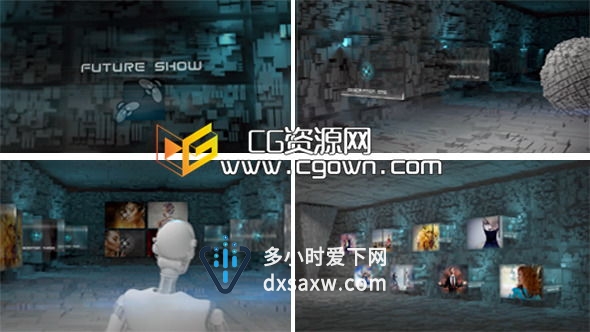 未来科技展示 VideoHive Future Show AE模板