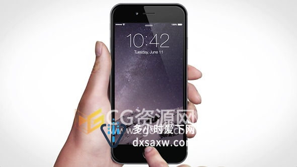 iPhone 6S软件APP应用与手势视频宣传AE模板 智能手机商业广告动画